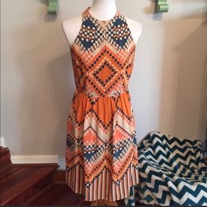 Anthropologie Harlyn silk dress